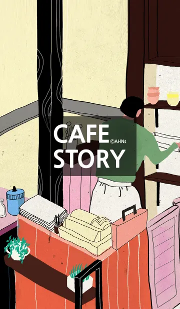 [LINE着せ替え] CAFE STORY_02の画像1