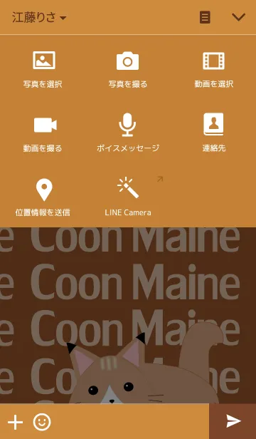 [LINE着せ替え] ねこちゃん★メインクーンの画像4