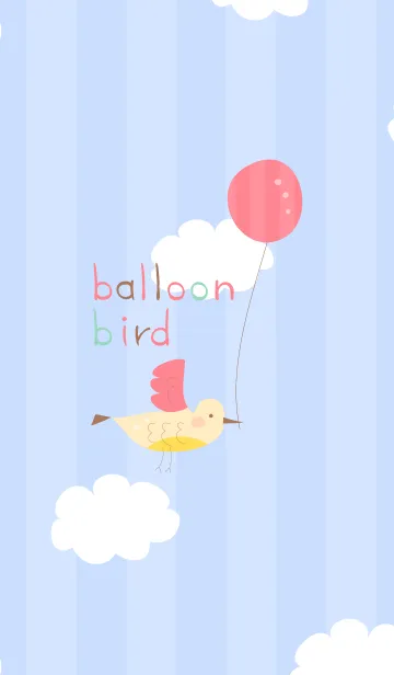 [LINE着せ替え] balloon birdの画像1