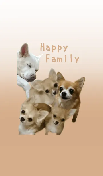 [LINE着せ替え] Happy Familyの画像1