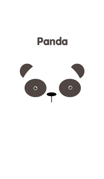 [LINE着せ替え] Simple Panda Themeの画像1