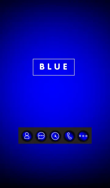 [LINE着せ替え] Blue themeの画像1