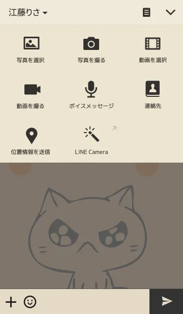 [LINE着せ替え] おこるねこの画像4