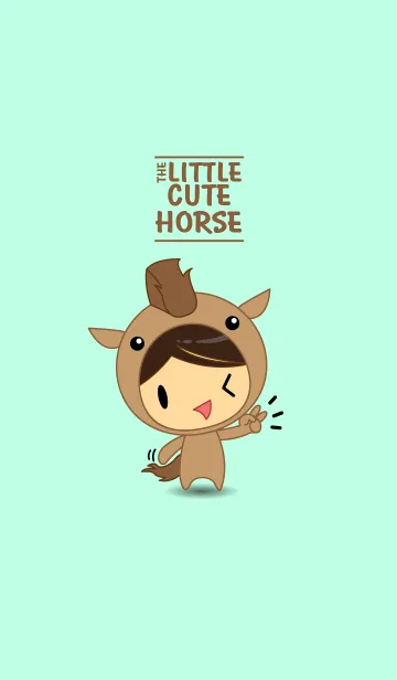 [LINE着せ替え] the little cute horseの画像1