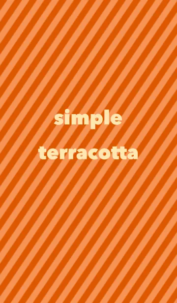 [LINE着せ替え] simple terracottaの画像1