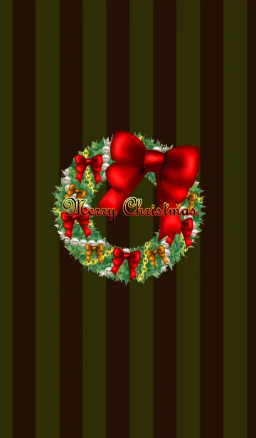 [LINE着せ替え] Christmas wreath -Red-の画像1