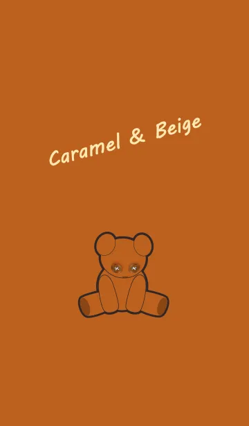 [LINE着せ替え] Caramel ＆ Beigeの画像1