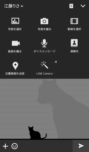 [LINE着せ替え] 黒猫の日常2の画像4