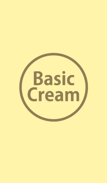 [LINE着せ替え] Basic Creamの画像1