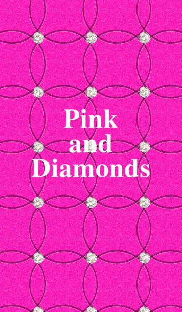 [LINE着せ替え] Pink and diamondsの画像1