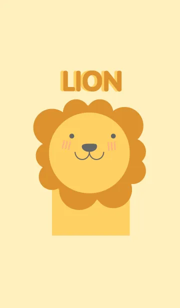 [LINE着せ替え] Simple Lion themeの画像1