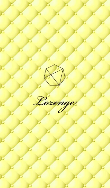 [LINE着せ替え] Lozenge-Yellowの画像1