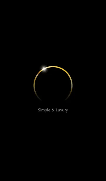 [LINE着せ替え] Simple ＆ Luxury -GOLD-の画像1