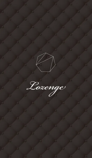 [LINE着せ替え] Lozenge-Blackの画像1