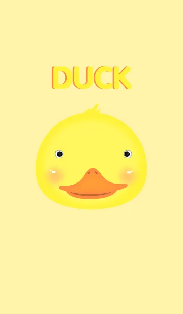 [LINE着せ替え] Simple Duck (face)の画像1