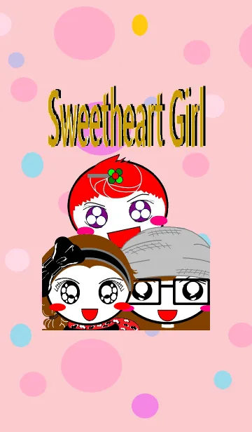 [LINE着せ替え] Sweetheart girlの画像1