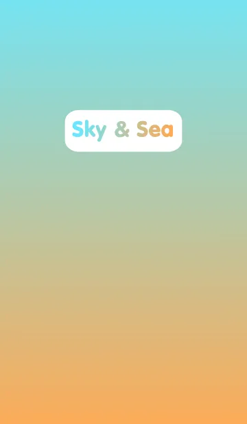 [LINE着せ替え] Simple Sky ＆ Sea color themeの画像1