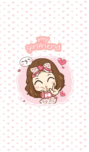 [LINE着せ替え] my girlfriend <3の画像1