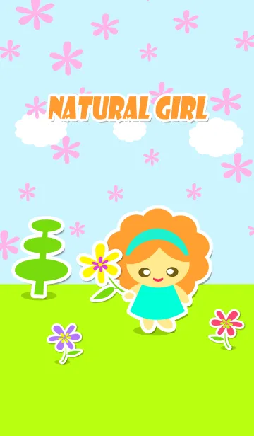 [LINE着せ替え] Natural little girlの画像1