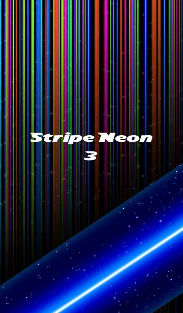 [LINE着せ替え] Stripe Neon3の画像1