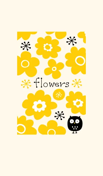 [LINE着せ替え] flowers yellowの画像1