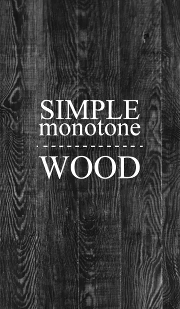 [LINE着せ替え] monotone WOODの画像1