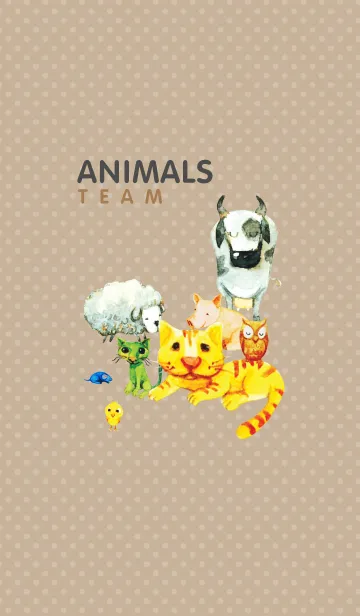 [LINE着せ替え] ANIMALS TALKの画像1