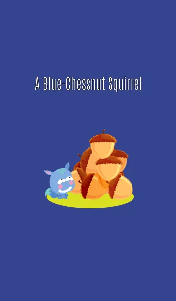 [LINE着せ替え] A Blue-Chessnut Squirrelの画像1