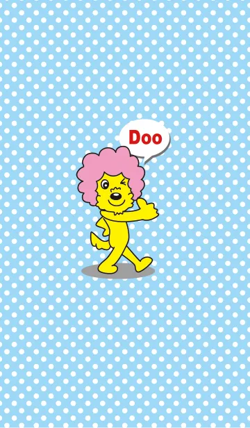 [LINE着せ替え] ゴールデンドゥードルのDoo(ドゥー）の画像1