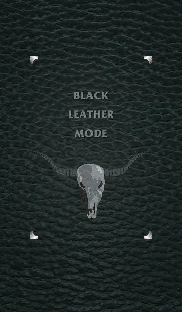 [LINE着せ替え] BLACK LEATHER MODEの画像1