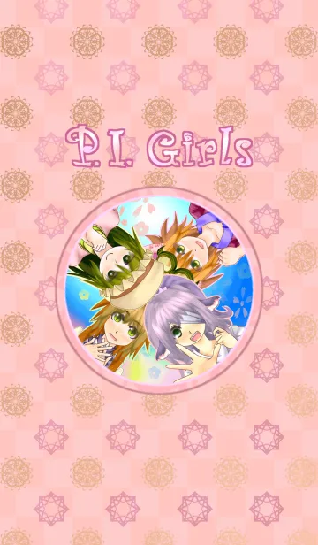 [LINE着せ替え] P.I. Girls -ポケットアイコンガールズ-の画像1