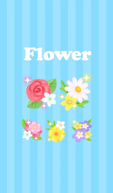 [LINE着せ替え] Flower1の画像1