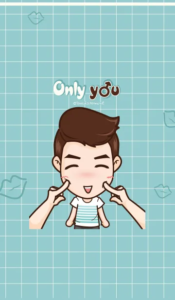 [LINE着せ替え] Only you (male)の画像1