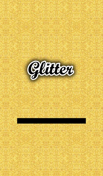 [LINE着せ替え] Glitter- Goldの画像1