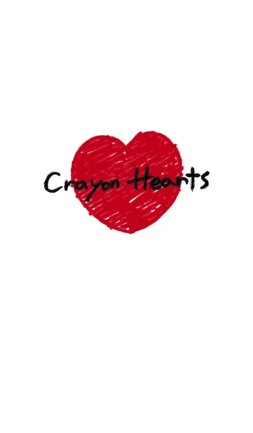 [LINE着せ替え] Crayon Heartsの画像1