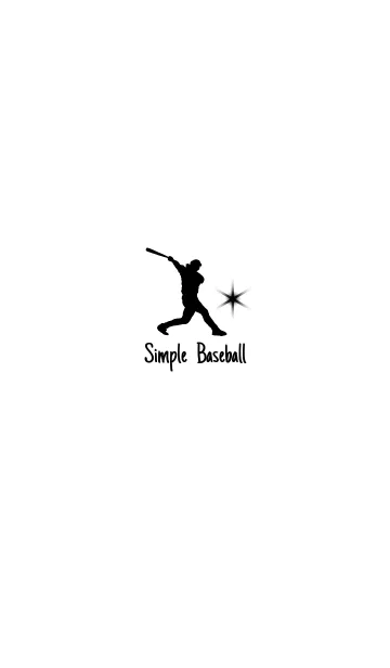 [LINE着せ替え] ★Simple Baseball★の画像1