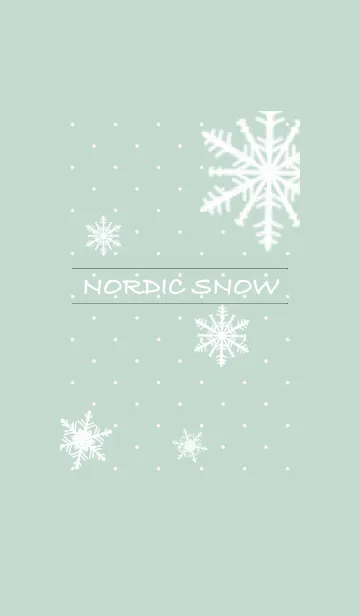 [LINE着せ替え] NORDIC SNOWの画像1