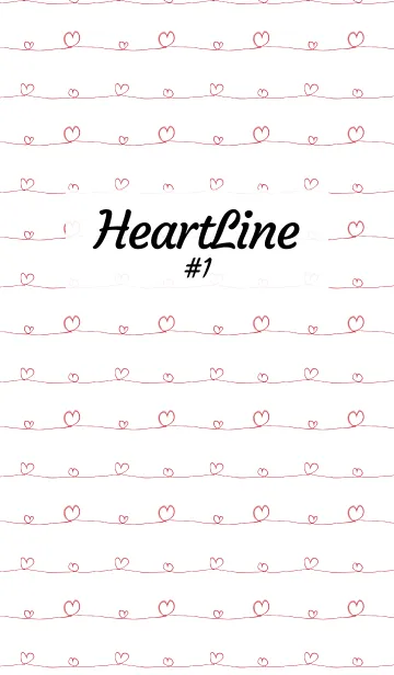 [LINE着せ替え] HeartLine#1の画像1