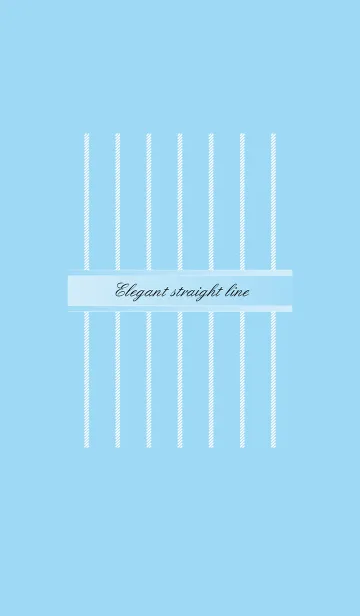 [LINE着せ替え] Elegant straight line-blueの画像1