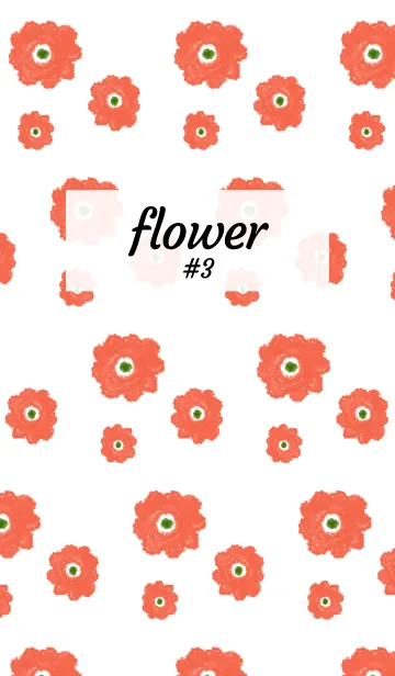 [LINE着せ替え] flower#3の画像1