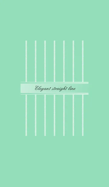 [LINE着せ替え] Elegant straight line- greenの画像1