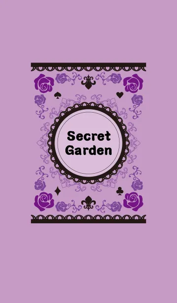 [LINE着せ替え] Secret Garden-purpleの画像1