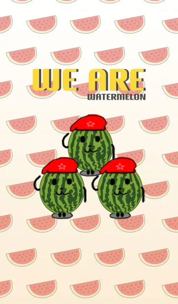 [LINE着せ替え] WE ARE WATERMELONの画像1