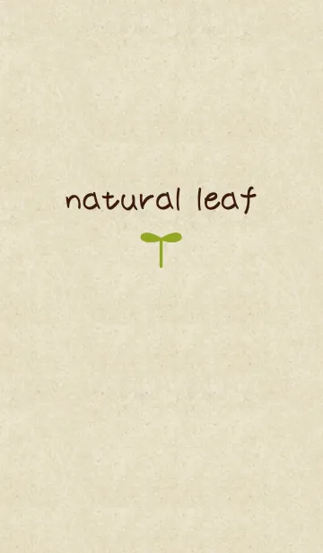 [LINE着せ替え] natural leaf...の画像1