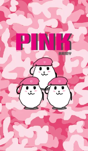 [LINE着せ替え] PINK ARMYの画像1