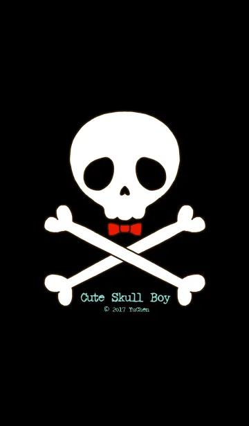 [LINE着せ替え] Cute Skull Boyの画像1