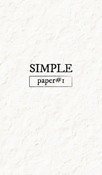 [LINE着せ替え] SIMPLE paper#1の画像1