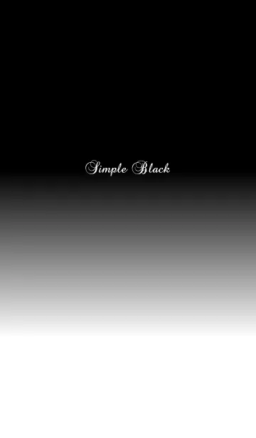 [LINE着せ替え] Simple Black Gradationの画像1