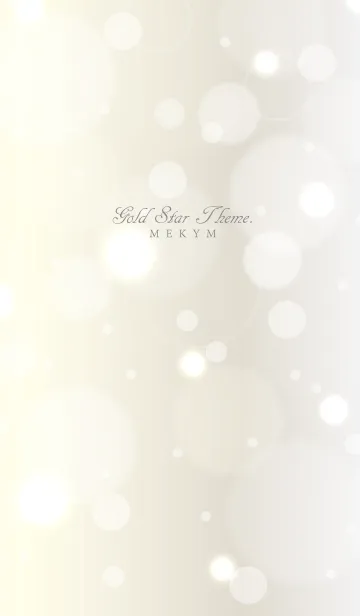 [LINE着せ替え] Gold Star Theme.の画像1