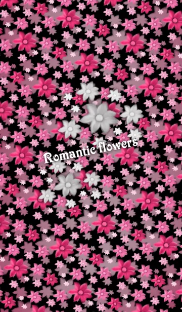 [LINE着せ替え] Romantic flowers -Pink-の画像1